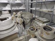 Présentation de la collection de moulages en plâtre du lycée Émile Zola, Avenue Jean Janvier (Rennes)