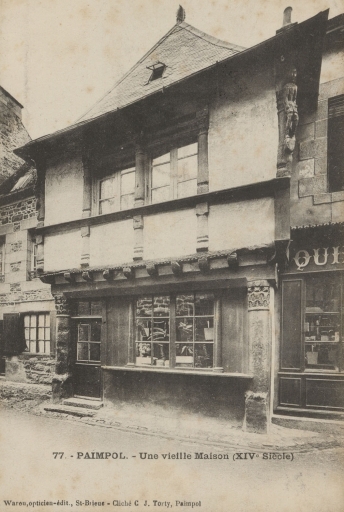 Maison dite maison Jézéquel, rue des Huit Patriotes (Paimpol)