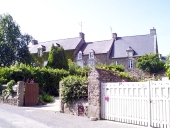 Alignement de maisons, 34-38 rue de la Salinette (Saint-Briac-sur-Mer)