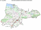 Les fontaines et lavoirs de la commune de Loqueffret