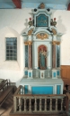 Ensemble de l'autel de la Vierge : autel, retable, tabernacle