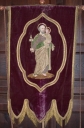 Bannière de procession : Saint Joseph et l'Enfant, Saint Louis de Gonzague (?)