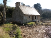 Ancien moulin à mer de Pellinec ; maison d'habitation, Baie de Pellinec (Penvénan)