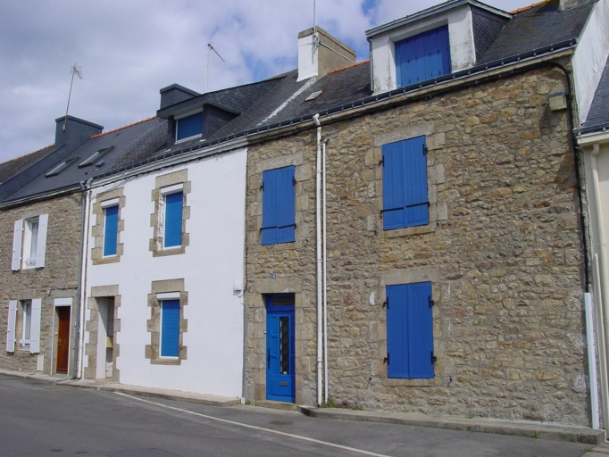 Ensemble de trois maisons, 15, 17, 19 rue Laënnec (Etel)