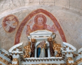 Peinture monumentale : Christ en majesté