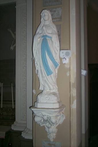 Statue : Vierge, dite Notre-Dame de Lourdes