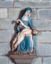 Groupe sculpté : Vierge de Pitié (La Ferrière fusionnée en Plémet en 2016)