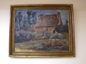 Ensemble de tableaux et dessins aquarellés