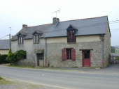 Alignement de deux maisons, le Drugeon (La Bouëxière)