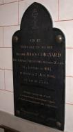 Dalle funéraire de l'abbé Julien Coignard