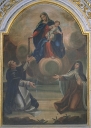 Tableau (tableau d'autel) : Donation du Rosaire