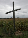 Croix de chemin, la Gibaudrie (Bais)