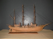 Maquette du bateau de recherche océanographique le " Pourquoi-Pas ? "