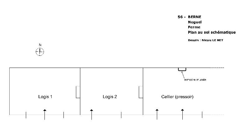Ensemble de deux fermes, Noguel (Berné)