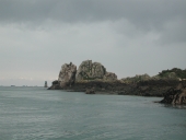 Écart : Les trois Iles ; Raguénes ; Île Guillamgon ; Île 'Le Bouc' ; Île la 'Chèvre' (île de Bréhat)