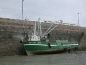 Bateau de pêche, dragueur d'huîtres : "Narval"