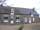 Alignement de maisons, Launay Robidou (Miniac-Morvan)
