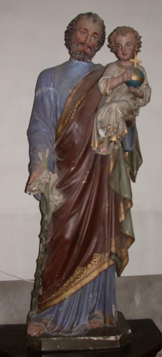 Statue : Saint Joseph et l'Enfant