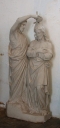Groupe sculpté : Baptème du Christ