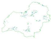 Les maisons et les fermes repérées sur la commune de Paimpont