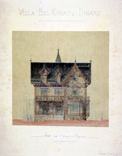 Maison de villégiature balnéaire dite Bel Esbat, 3 avenue du Vallon (Dinard)