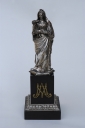 Statuette sur socle : Vierge à l'Enfant
