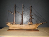 Maquette du navire de grande pêche : le "Côte d'Emeraude"