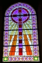 Ensemble de 3 verrières décoratives des baies 5, 6, 8