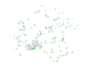 Les maisons et les fermes sur la commune d'Acigné