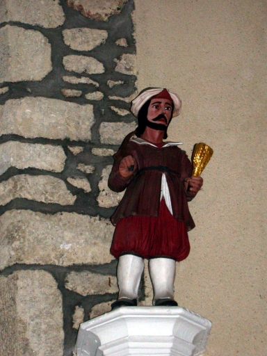 Statue : Saint Isidore, Saint-Hilaire (Pluméliau fusionnée en Pluméliau-Bieuzy en 2019)