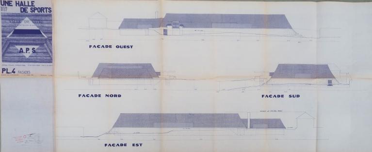 Gymnase B du complexe sportif des Promenades, boulevard Louis Giroux (Vitré)