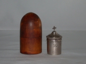Ampoule à Saint Chrême et son coffret