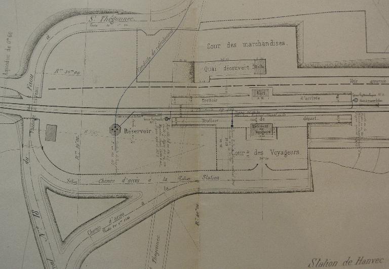 Ligne de chemin de fer Châteaulin-Landerneau (Hanvec)