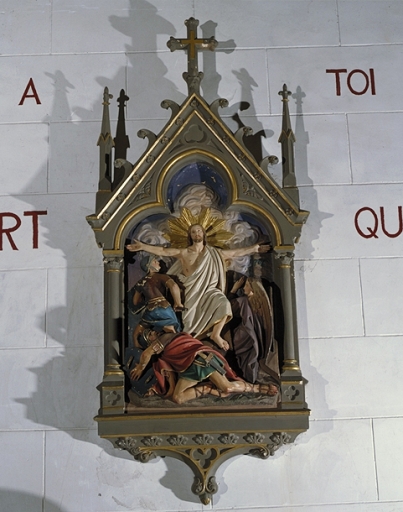 Bas-relief : Résurrection du Christ