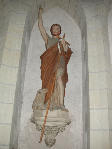 Statue sur culot : Saint Jean-Baptiste