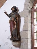 Statue : Saint Jacques le majeur, chapelle Saint-Jacques (Sérent)