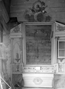 Autel, retable, gradin d'autel (autel secondaire, autel tombeau, retable architecturé), église paroissiale Saint-Pierre Saint-Paul (Kergrist)