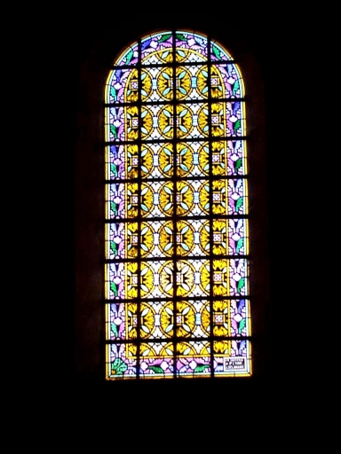 Ensemble des 7 verrières des baies 5 à 10 et 00 (verrière géométrique)