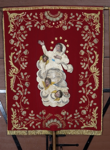 Bannière de procession : Assomption, Saint Pierre