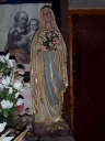 Statue 2 (petite nature) : Vierge, dite Notre-Dame de Lourdes