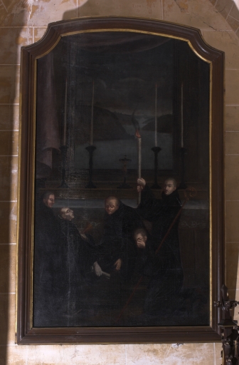 Tableau : Enterrement de saint Suliac