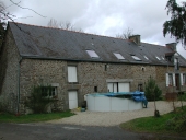 Ferme, actuellement maison forestière, la Noë Davy (Saint-Pierre-de-Plesguen fusionnée en Mesnil-Roc'h en 2019)