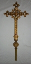 Ensemble de 2 croix de procession
