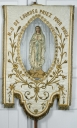 Bannière de procession : Notre-Dame de Lourdes