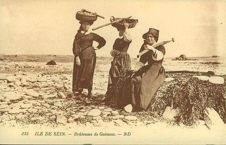 Les fours à goémon (île-de-Sein)