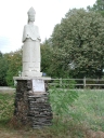 Monument : statue de Saint Melaine (La Chapelle-de-Brain)