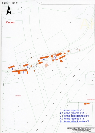 Écart dit village de Kerbraz (Baud)