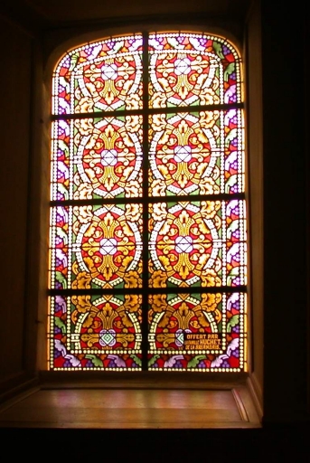 Ensemble de 8 verrières décoratives des baies 1 à 8