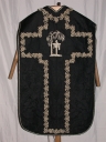 Ornement noir 4 : chasuble, voile de calice