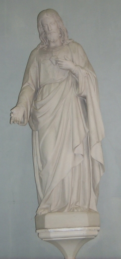 Statue sur culot : Sacré Coeur